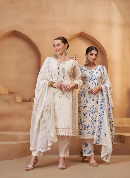 Palaksh Vol 01 By Saroj Designer Thread Work Dress Material Wholesale Online